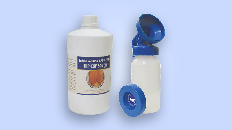 Dip Cup Sol (E) Teat Dip – Iodine Solution 0.71 %